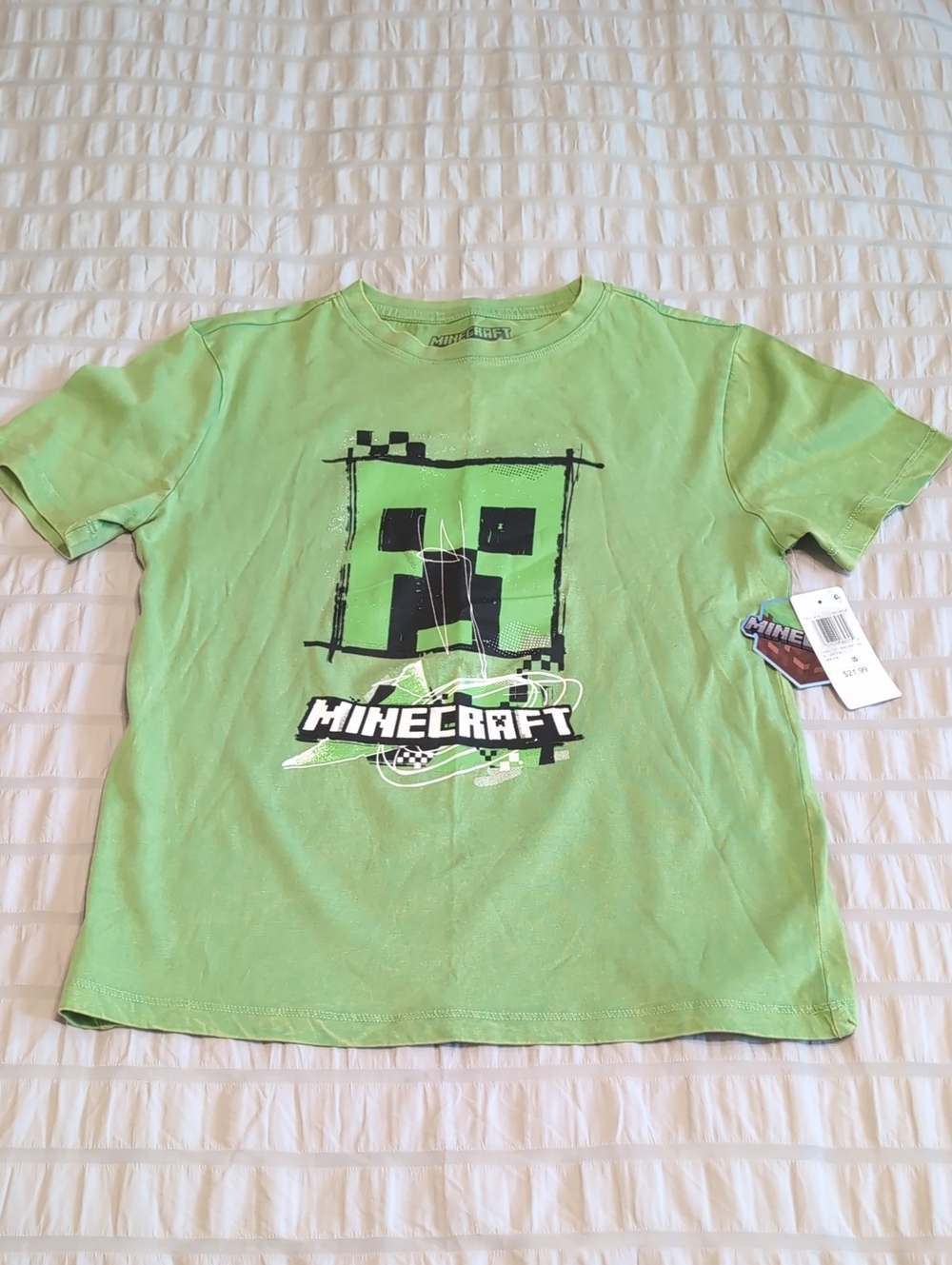New Kids L  Minecraft Creeper Tee